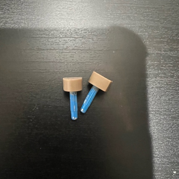 Christian Louboutin Lady Peep heel tips. - Picture 3 of 3